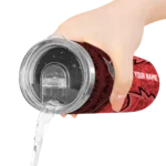 personalized portland trail blazers spiral burst print red skinny tumbler best selling 1.webp