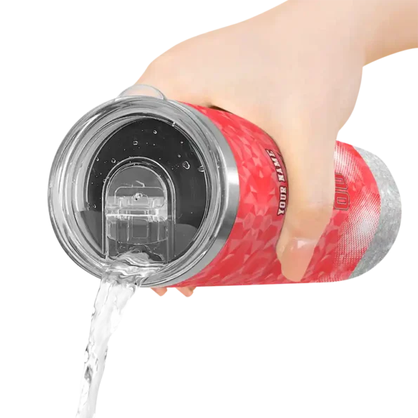 personalized portland trail blazers starburst tiles red skinny tumbler latest model.webp