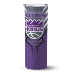 personalized sacramento kings chevron stripes purple skinny tumbler best selling.webp