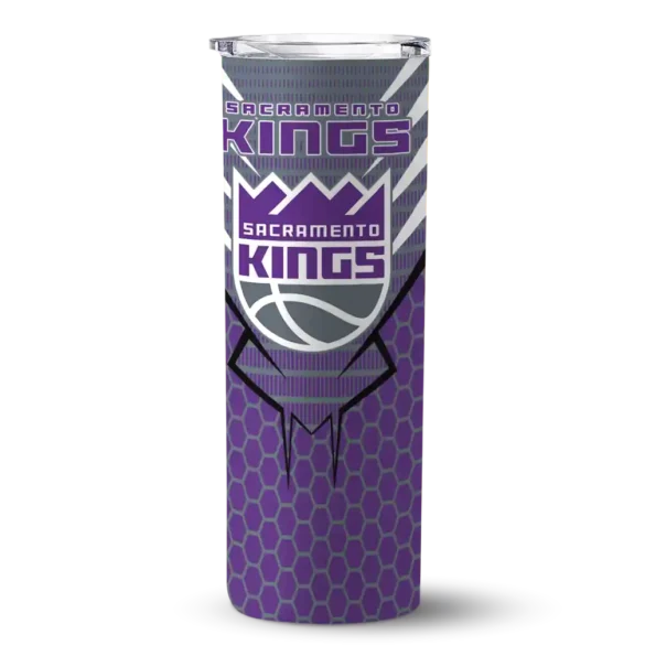 personalized sacramento kings chevron stripes purple skinny tumbler best selling.webp