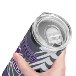 personalized sacramento kings chevron stripes purple skinny tumbler best selling 1.webp