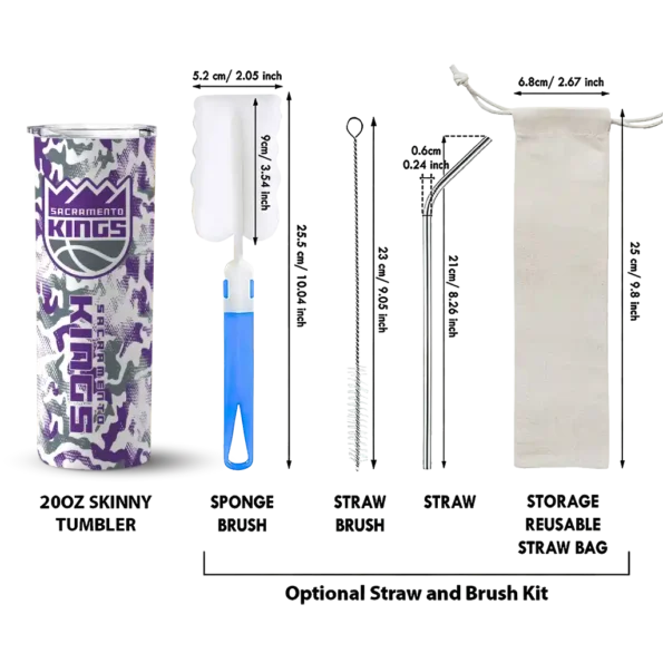 personalized sacramento kings claw marks purple white skinny tumbler new arrival.webp