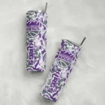 personalized sacramento kings claw marks purple white skinny tumbler best selling 1.webp