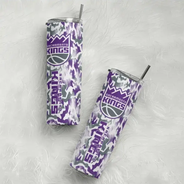 personalized sacramento kings claw marks purple white skinny tumbler top rated.webp