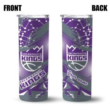 personalized sacramento kings helmet clash purple skinny tumbler fashion forward.webp