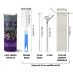 personalized sacramento kings kiss band grey skinny tumbler best selling 1.webp