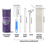 personalized sacramento kings metallic grid purple skinny tumbler best selling 1.webp