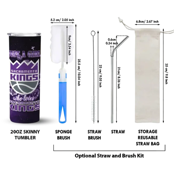 personalized sacramento kings rose romance purple black skinny tumbler new arrival.webp