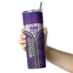 personalized sacramento kings sparkle drip purple skinny tumbler best selling 1.webp
