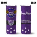 personalized sacramento kings star cluster purple skinny tumbler best selling 1.webp