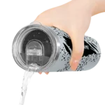 personalized san antonio spurs star pop silver black skinny tumbler best selling 1.webp