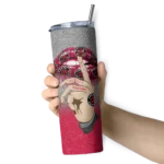 personalized toronto raptors sparkle lips red skinny tumbler best selling 1.webp