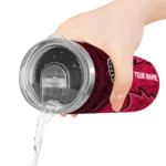 personalized toronto raptors spiral burst print red skinny tumbler best selling 1.webp