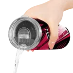 personalized toronto raptors web stripes red white skinny tumbler best selling 1.webp