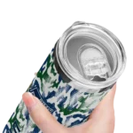 personalized utah jazz claw marks navy white skinny tumbler best selling 1.webp