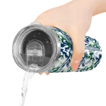 personalized utah jazz claw marks navy white skinny tumbler best selling 1.webp