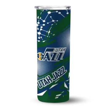 personalized utah jazz helmet clash navy skinny tumbler best selling 1.webp