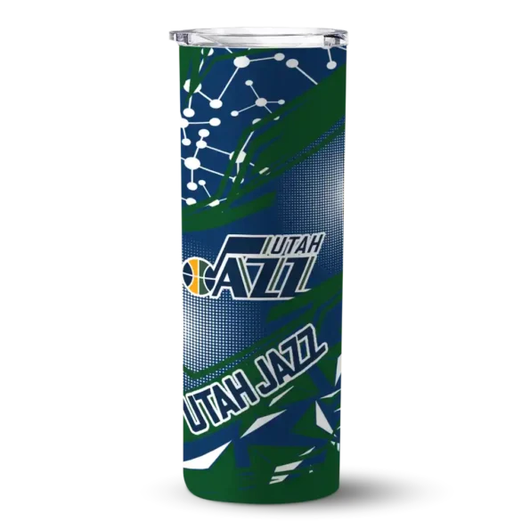 personalized utah jazz helmet clash navy skinny tumbler best selling 1.webp