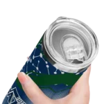 personalized utah jazz helmet clash navy skinny tumbler best selling 1.webp