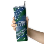 personalized utah jazz helmet clash navy skinny tumbler best selling 1.webp