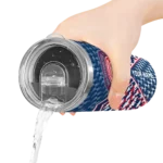 personalized washington wizards monogram burst blue white skinny tumbler best selling 1.webp