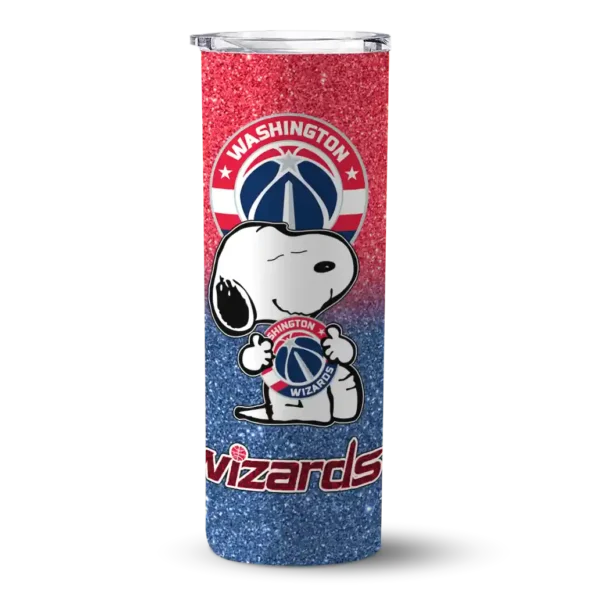 personalized washington wizards snoopy attitude blue skinny tumbler best selling 1.webp