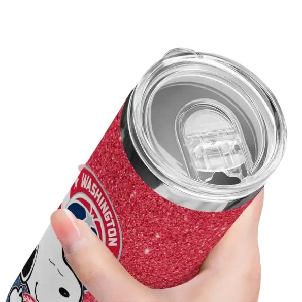personalized washington wizards snoopy attitude blue skinny tumbler high quality.webp