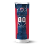 personalized washington wizards stacked diamond blue skinny tumbler best selling 1.webp