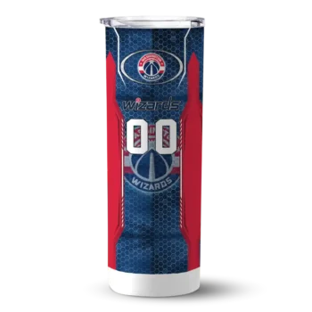 personalized washington wizards stacked diamond blue skinny tumbler best selling 1.webp