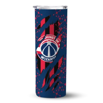 personalized washington wizards star pop blue black skinny tumbler best selling 1.webp