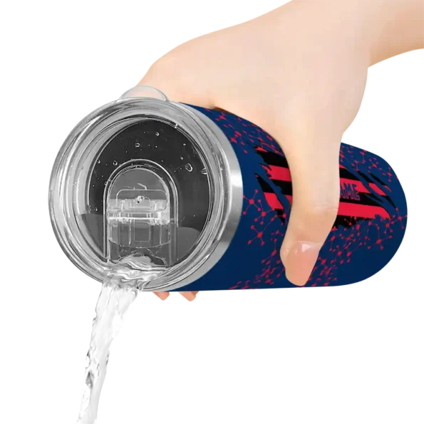 personalized washington wizards star pop blue black skinny tumbler latest model.webp