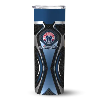 personalized washington wizards superman emblem blue black skinny tumbler best selling 1.webp
