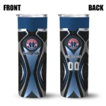 personalized washington wizards superman emblem blue black skinny tumbler best selling 1.webp