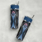 personalized washington wizards superman emblem blue black skinny tumbler best selling 1.webp