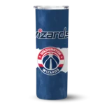 personalized washington wizards torn band blue white skinny tumbler best selling 1.webp
