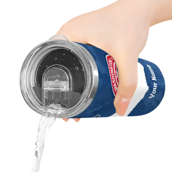 personalized washington wizards torn band blue white skinny tumbler latest model.webp