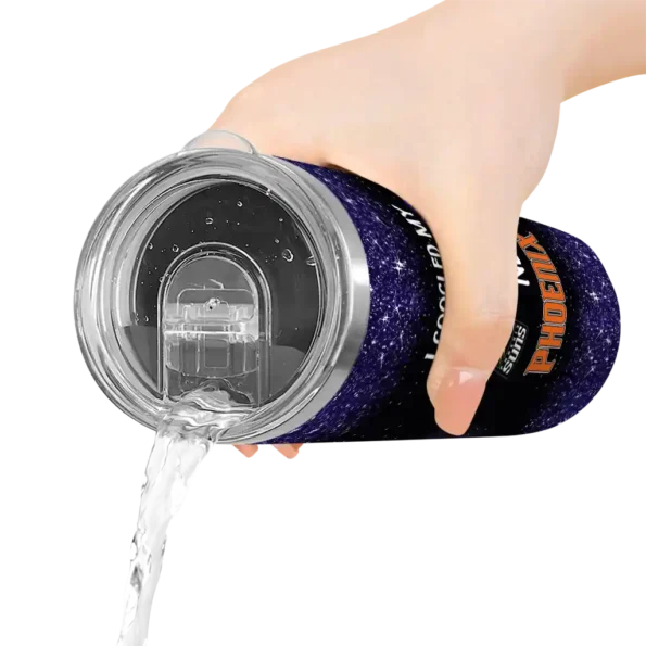 phoenix suns radiant glitter purple skinny tumbler latest model.webp