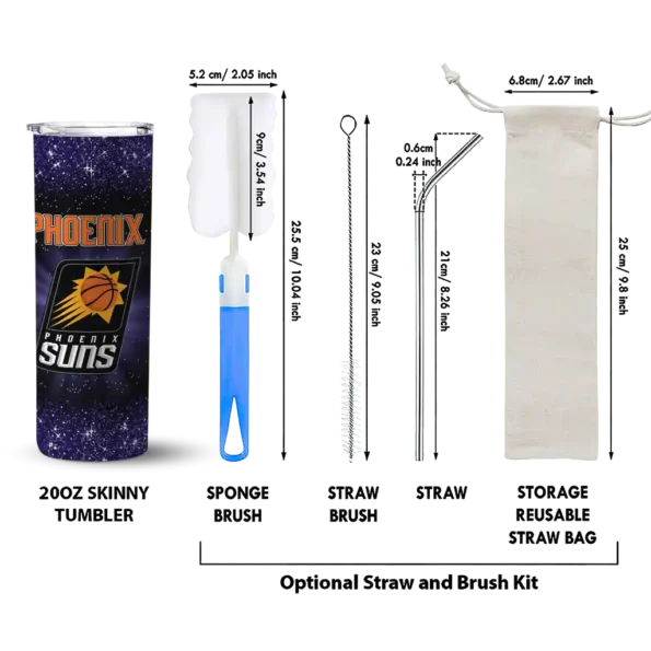 phoenix suns radiant glitter purple skinny tumbler new arrival.webp