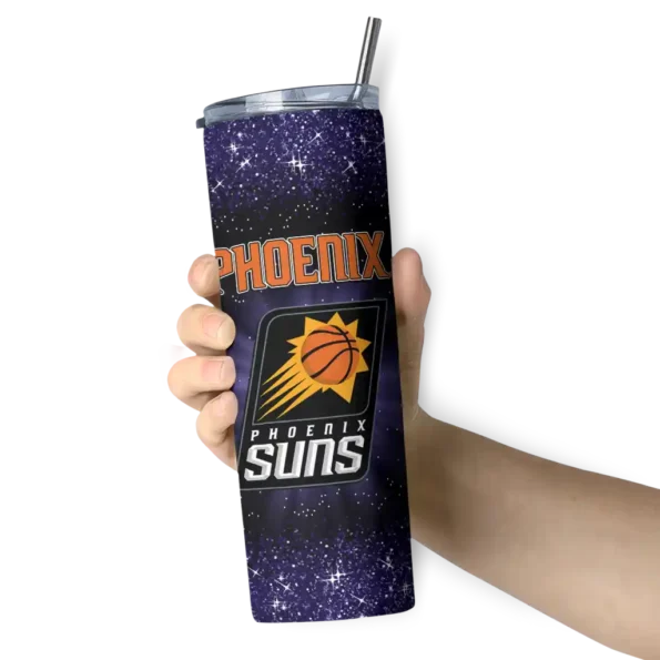 phoenix suns radiant glitter purple skinny tumbler premium grade.webp