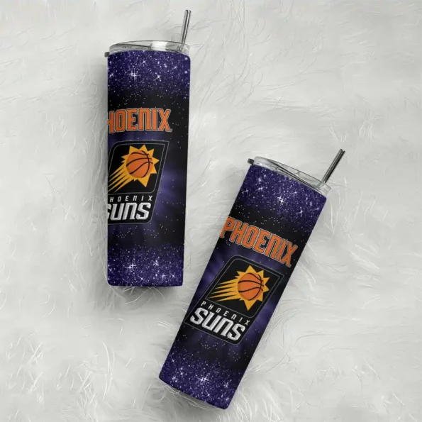 phoenix suns radiant glitter purple skinny tumbler top rated.webp