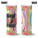 portland trail blazers flower cluster skinny tumbler best selling 1.webp