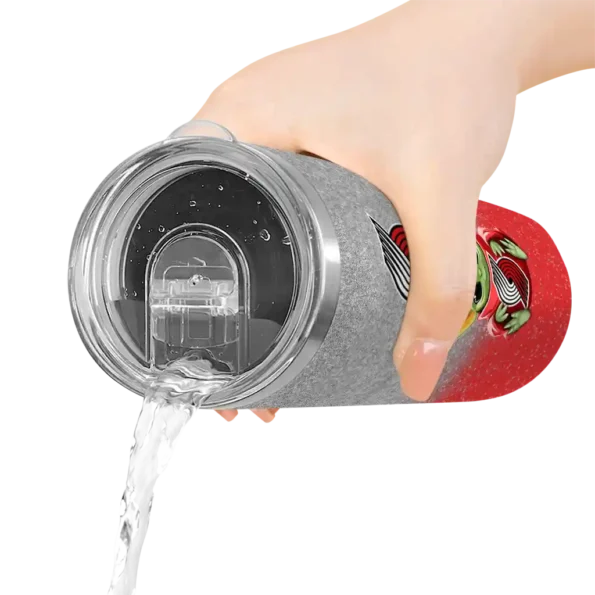 portland trail blazers yoda smile red skinny tumbler latest model.webp