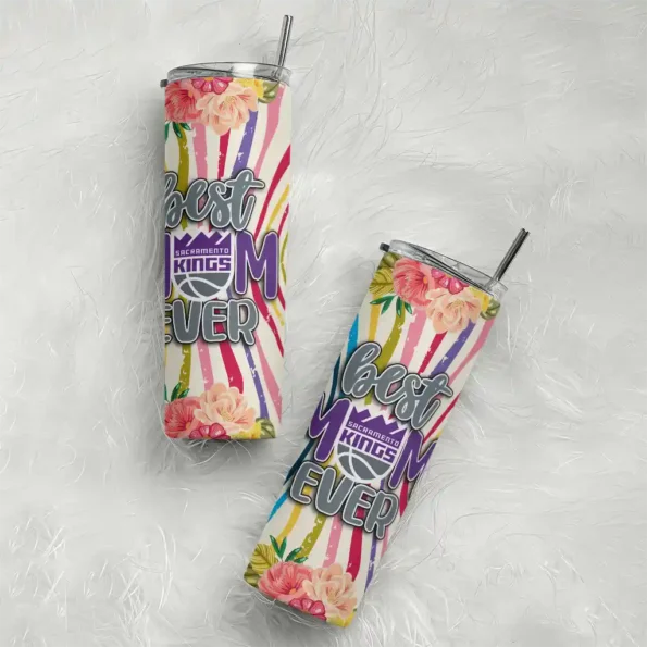 sacramento kings flower cluster skinny tumbler top rated.webp