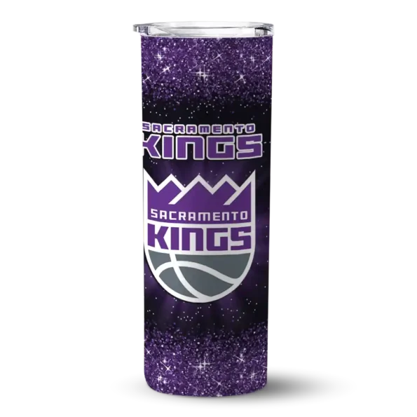 sacramento kings radiant glitter purple skinny tumbler best selling 1.webp