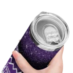 sacramento kings radiant glitter purple skinny tumbler best selling 1.webp