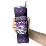sacramento kings radiant glitter purple skinny tumbler best selling 1.webp