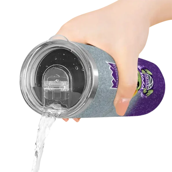 sacramento kings yoda smile purple skinny tumbler latest model.webp