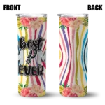 san antonio spurs flower cluster skinny tumbler best selling 1.webp