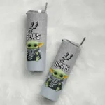 san antonio spurs yoda smile silver skinny tumbler best selling 1.webp