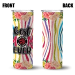 toronto raptors flower cluster skinny tumbler best selling 1.webp
